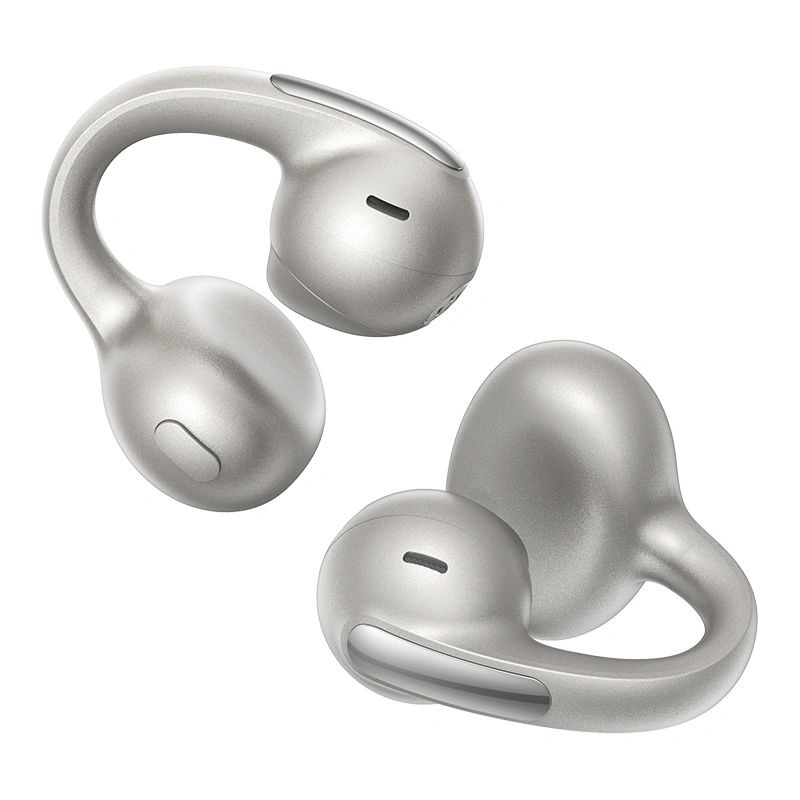 Baseus Bowie MC1 Pro OWS headphones with clip - silver