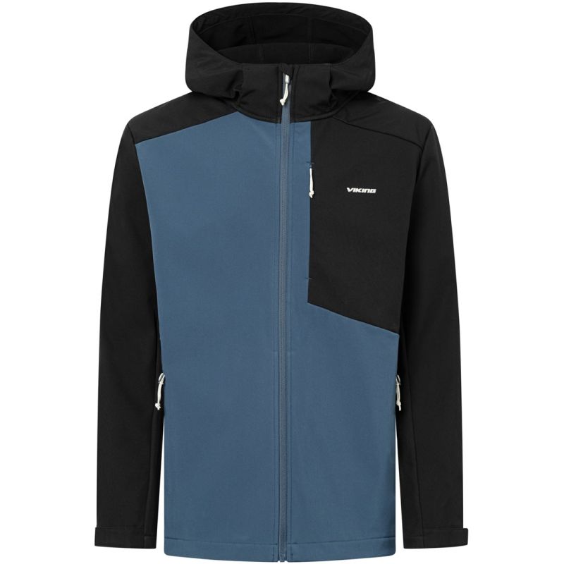 VIKING Kerns Man Softshell Jacket Navy Blue Black M