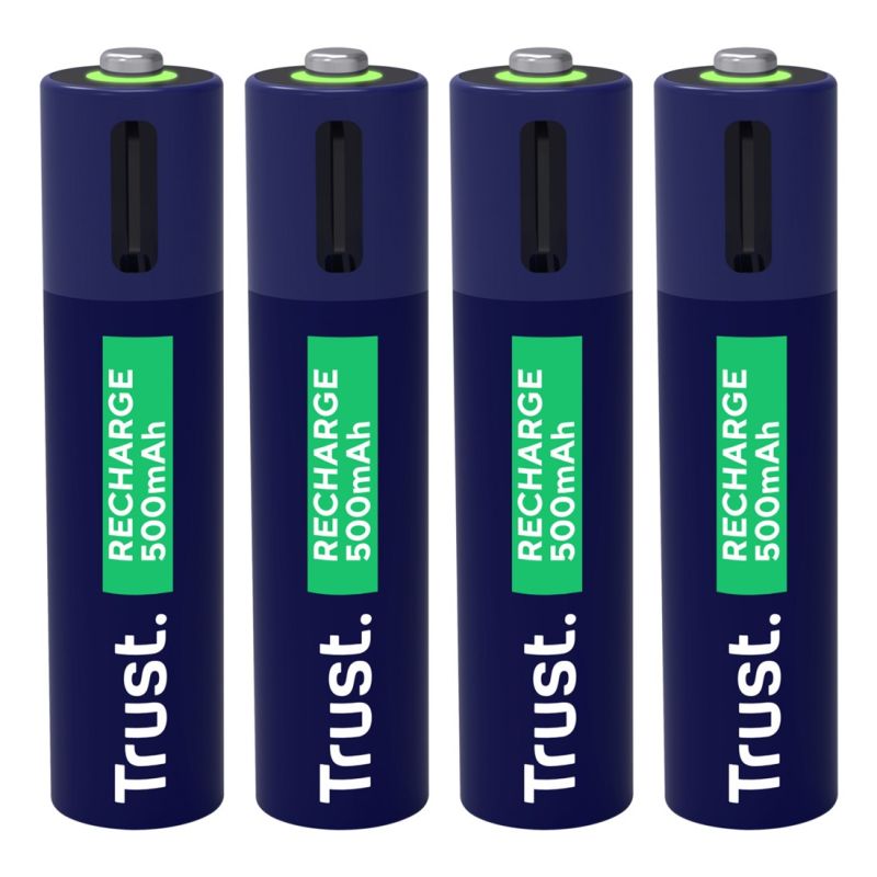 Trust AAA Batteries USB-C RECHARGEABLE BATTERIES 4P