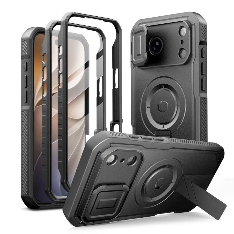 Tech-Protect Kevlar MagSafe 2-Set Case for iPhone 18 Pro / 17 Pro - Black