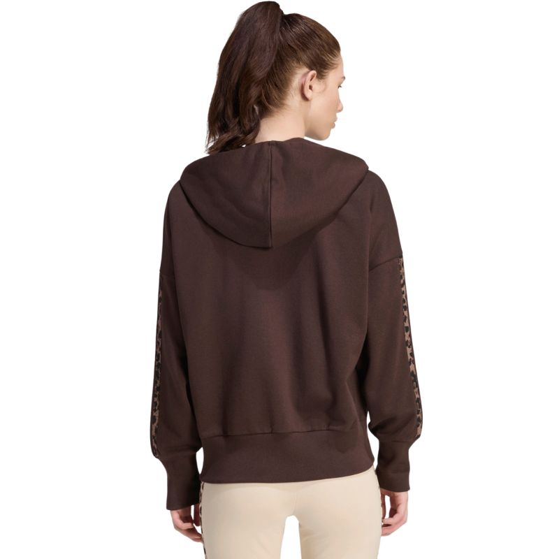 adidas Felpa Seasonal Essentials Animal Print Full-Zip Hooded