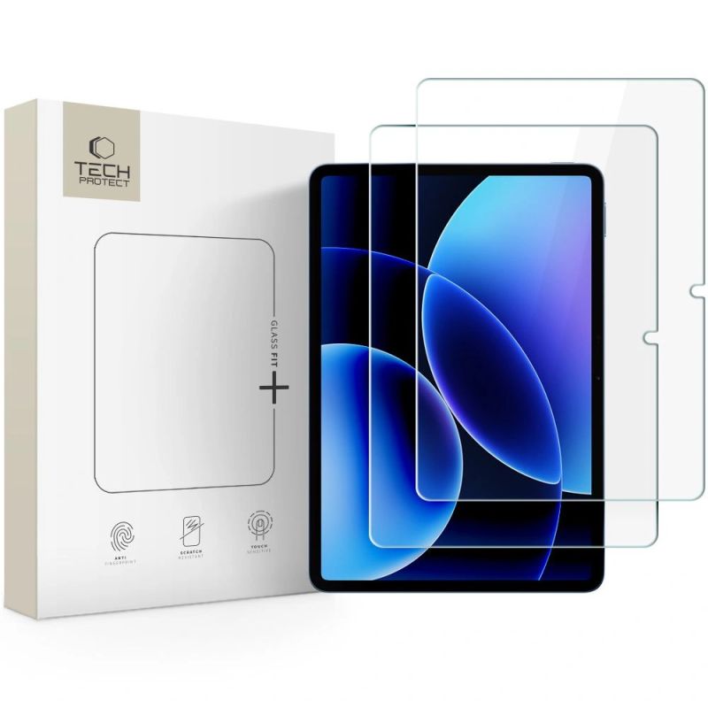 Tech-Protect Glass Fit+ 2-Pack Tempered Glass for Xiaomi iPad 7 / 7 Pro / 8 / 8 Pro 11.2"