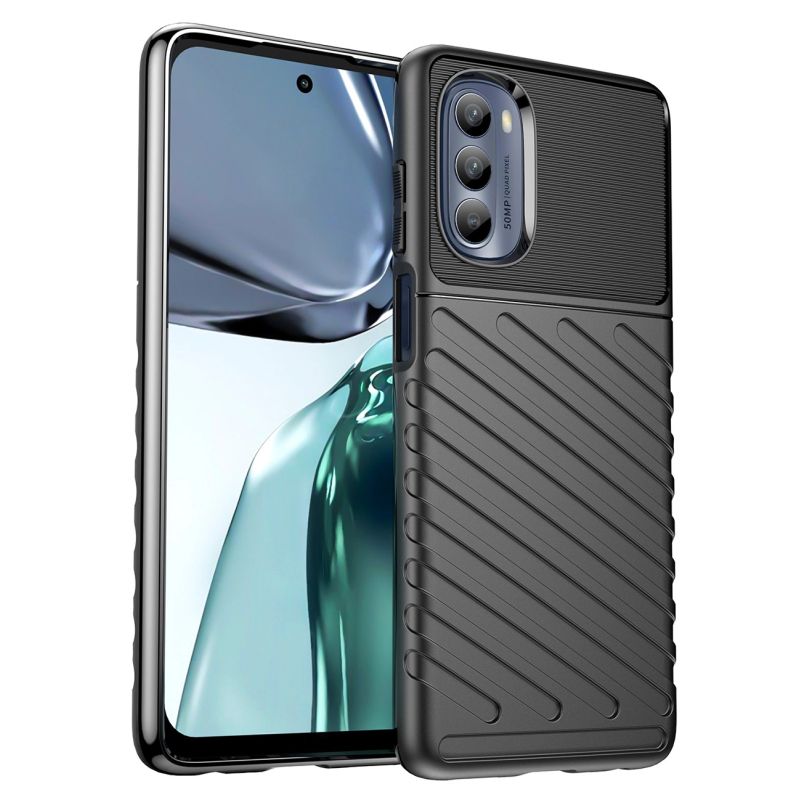 Thunder Case for Motorola Moto G62 5G silicone armor case black