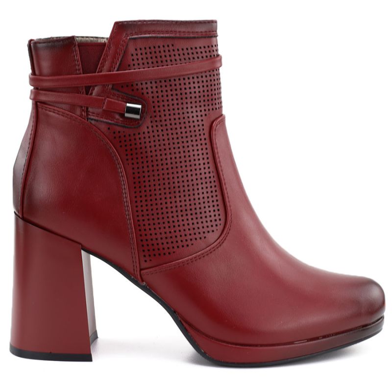 Jezzi Stivali insulated high-heeled ankle, Jezzi