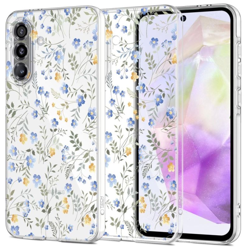 Tech-Protect FlexAir Case for Samsung Galaxy A37 5G - Multicolor Flowers
