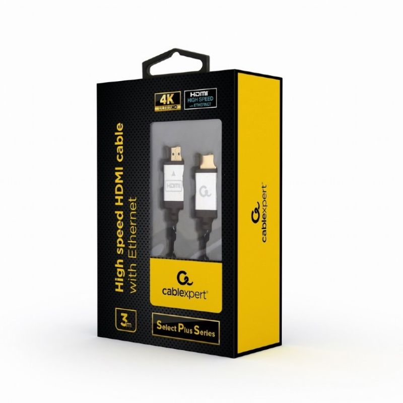 GEMBIRD Cable Select Plus Series CCB-HDMIL-3M (HDMI M - HDMI M; 3m; black)