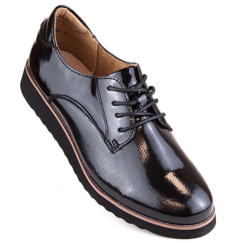 Filippo W PAW461 black patent leather shoes