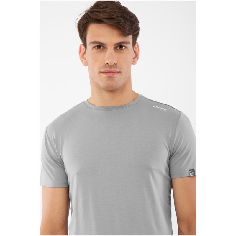 VIKING Lenta Bamboo Light Man T-shirt light gray XXL