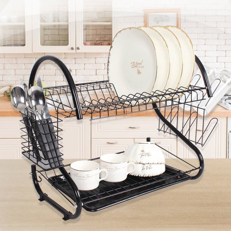 43 cm Dish Drainer MR-1025-43-BLACK MAESTRO