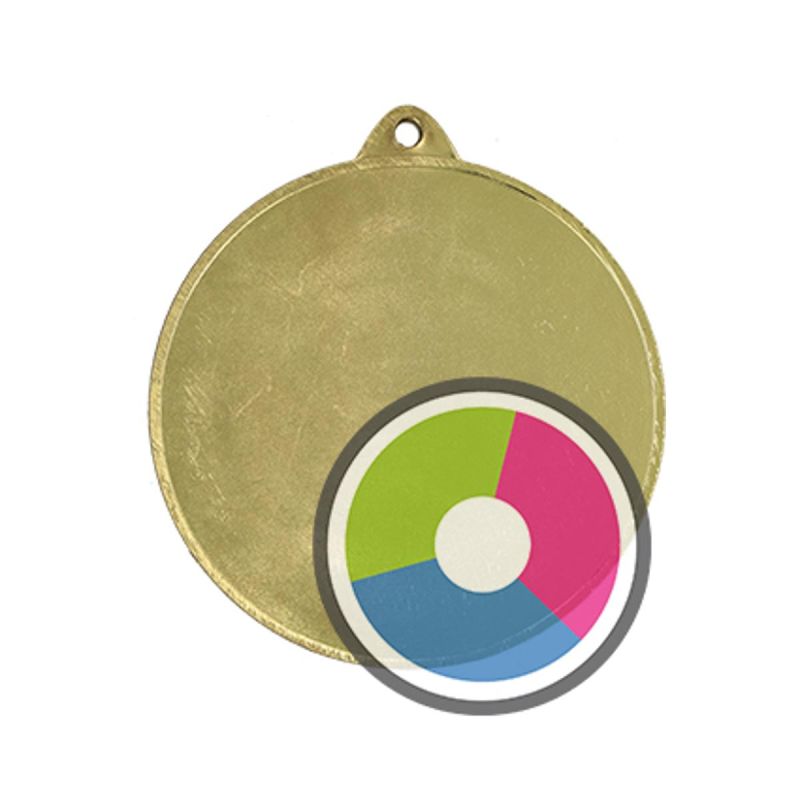 Medal with luxor jet print