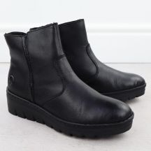 Rieker Stivali leather wedge ankle Rieker