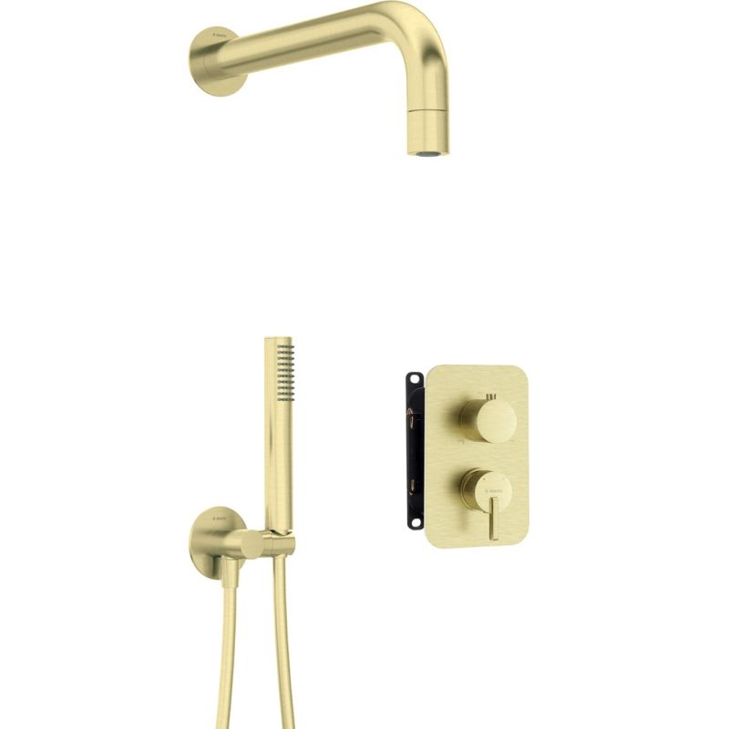 Concealed shower set with mixing BOX - with shower head
