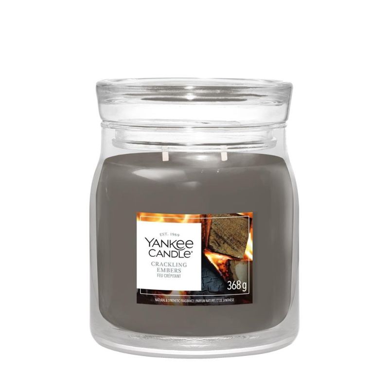 Medium Candle CRACKLING EMBERS YANKEE