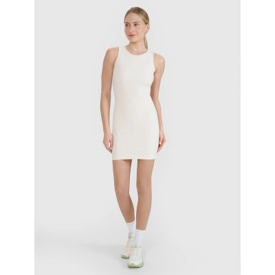 4f Abito ribbed knit mini