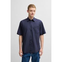 Boss Camicia Relegant short BLU