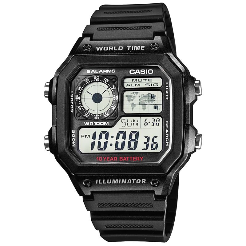 Men's Watch CASIO AE-1200WH-1AVEF + BOX