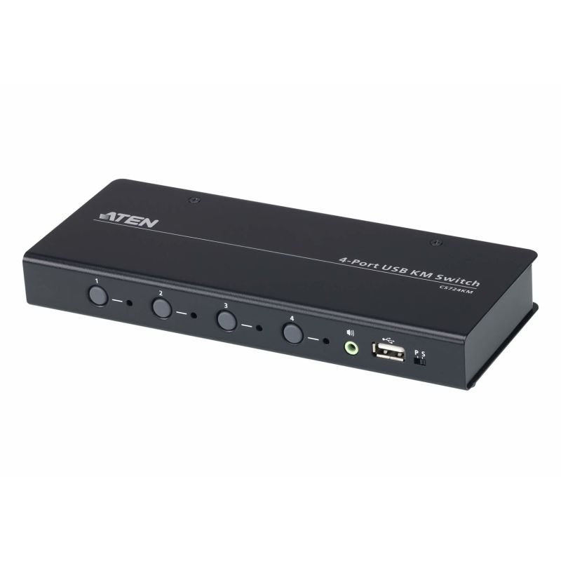 ATEN CS724KM-AT KVM Switch Black