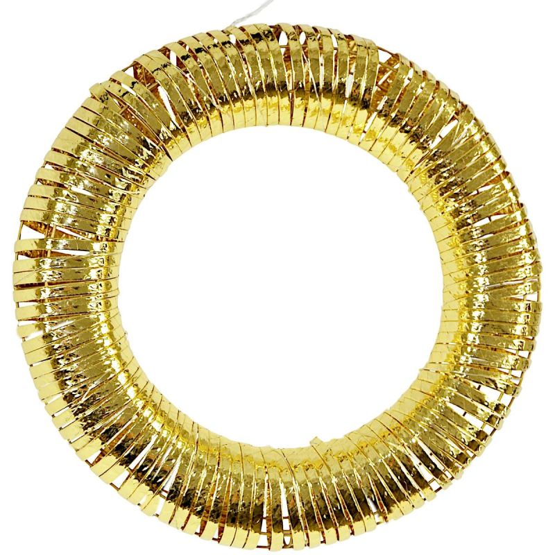 DECORATIVE WREATH TIRE 30LED 40CM GOLD