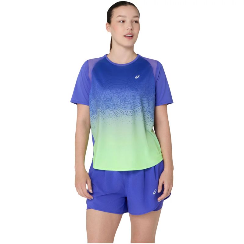 ASICS Road Fade SS Top 2012D420-400 Blue L