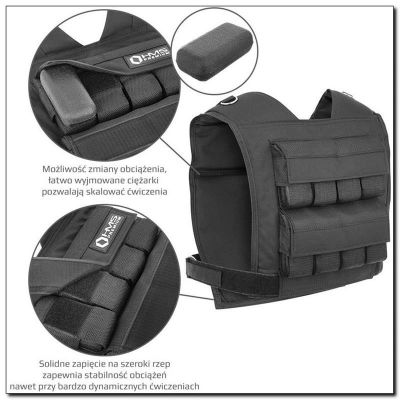 Hms Gilet Cordura HMS Weighted Training