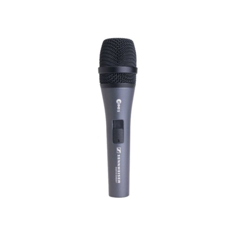 Sennheiser E845-S - Dynamic, supercardioid microphone with on/off switch