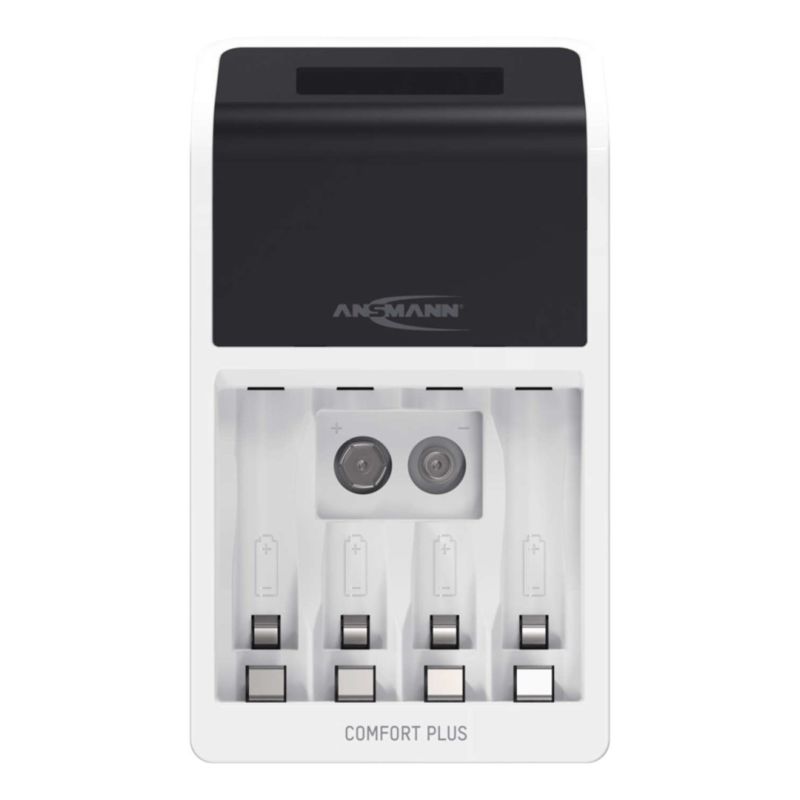 Ansmann Comfort Plus charger with 4x AA2100 rechargeable batteries 1001-0094-01