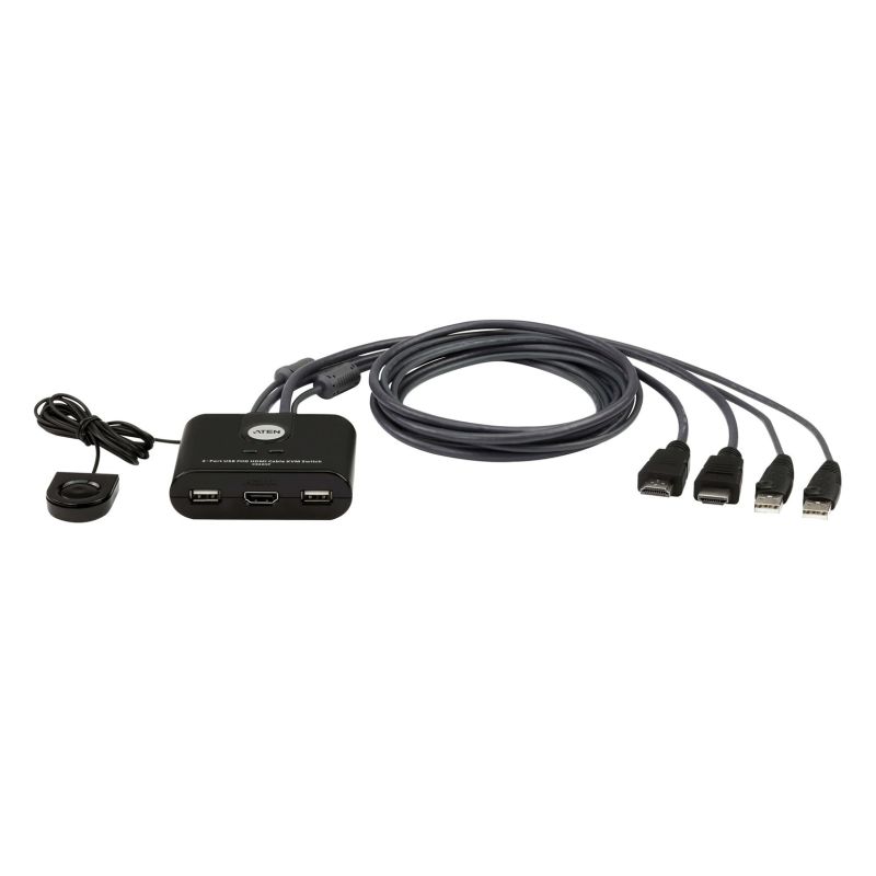 ATEN CS22HF KVM Switch Black