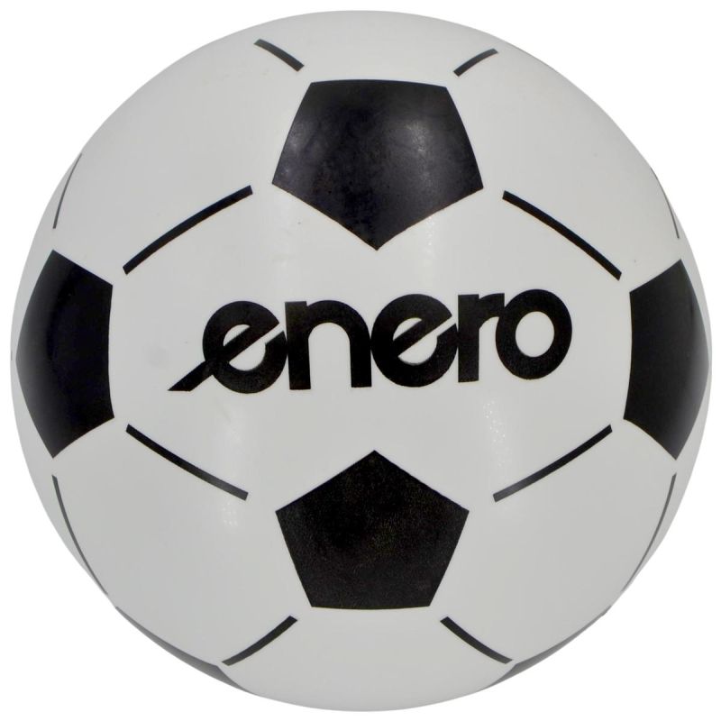 VINYL SOCCER BALL LADYBUG BLACK AND WHITE 23CM 85G ENERO