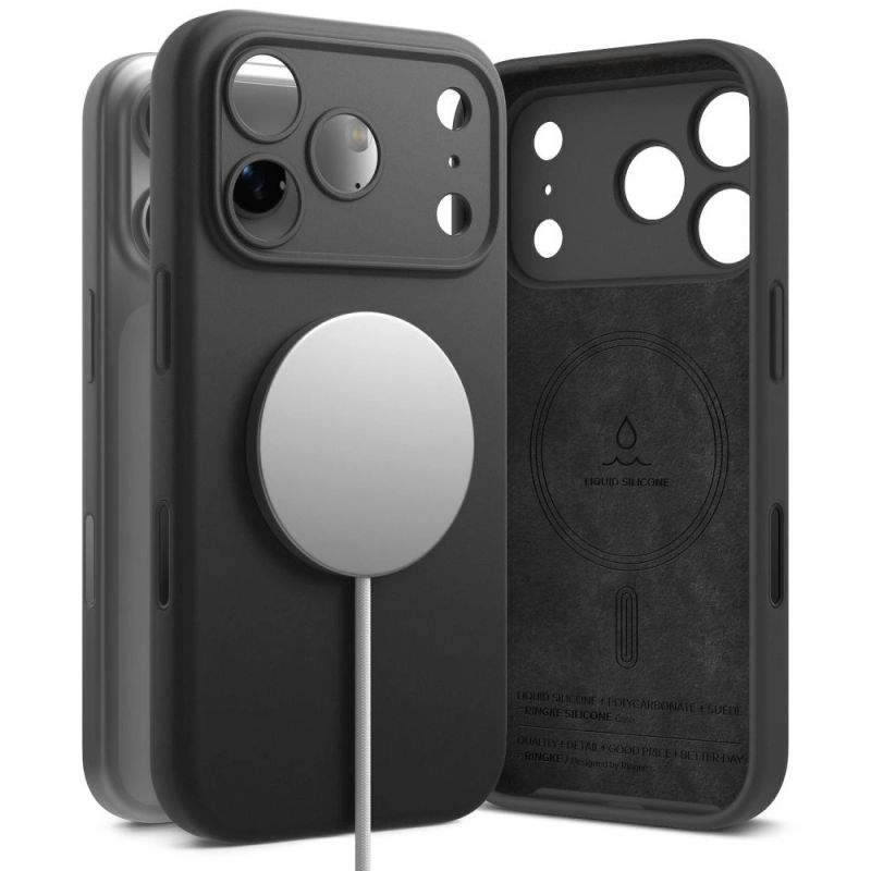 Ringke Silicone MagSafe Case for iPhone 18 Pro Max - Black