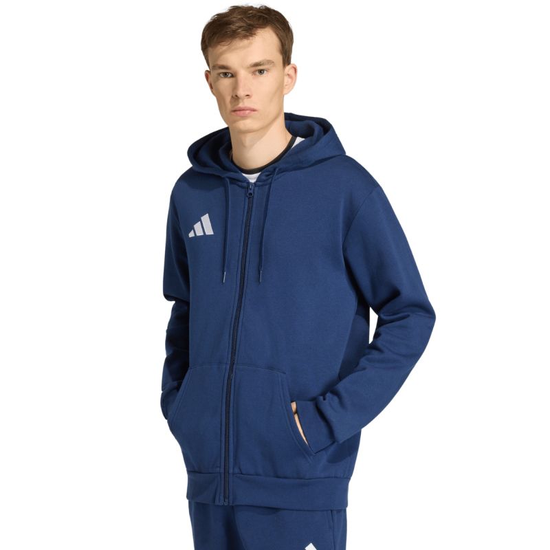 Men's adidas Entrada 26 FZ Hoody navy blue KF5946