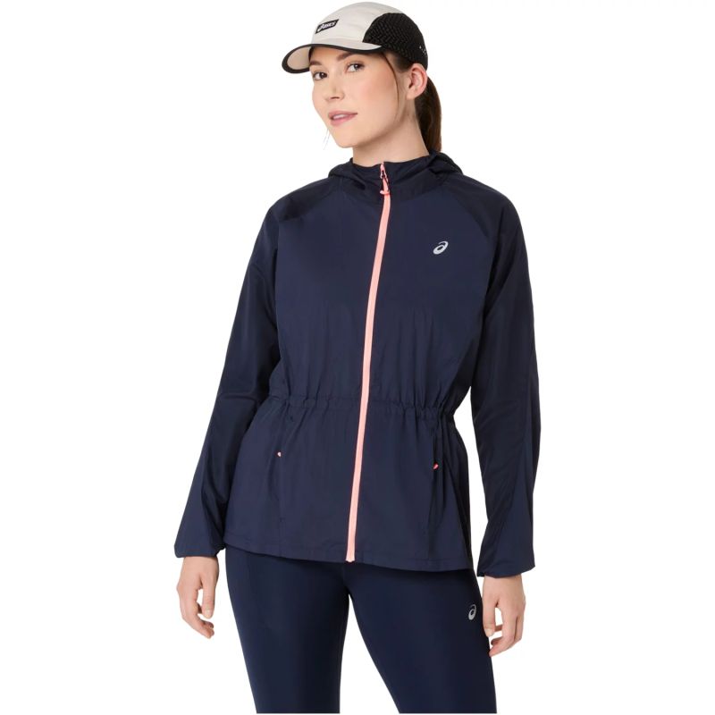 ASICS Road Packable Jacket 2012D076-400 Navy Blue L