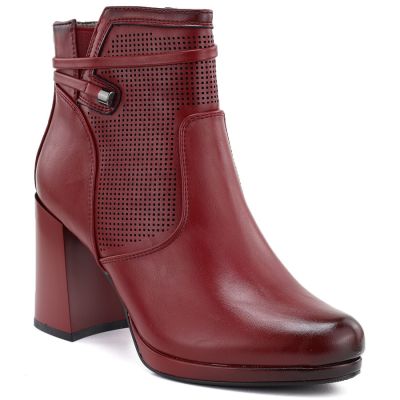 Jezzi Stivali insulated high-heeled ankle, Jezzi