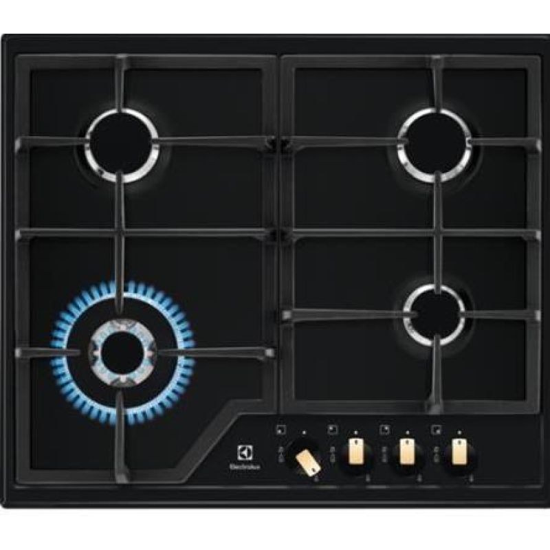 ELECTROLUX EGS6436RK gas hob, black, retro