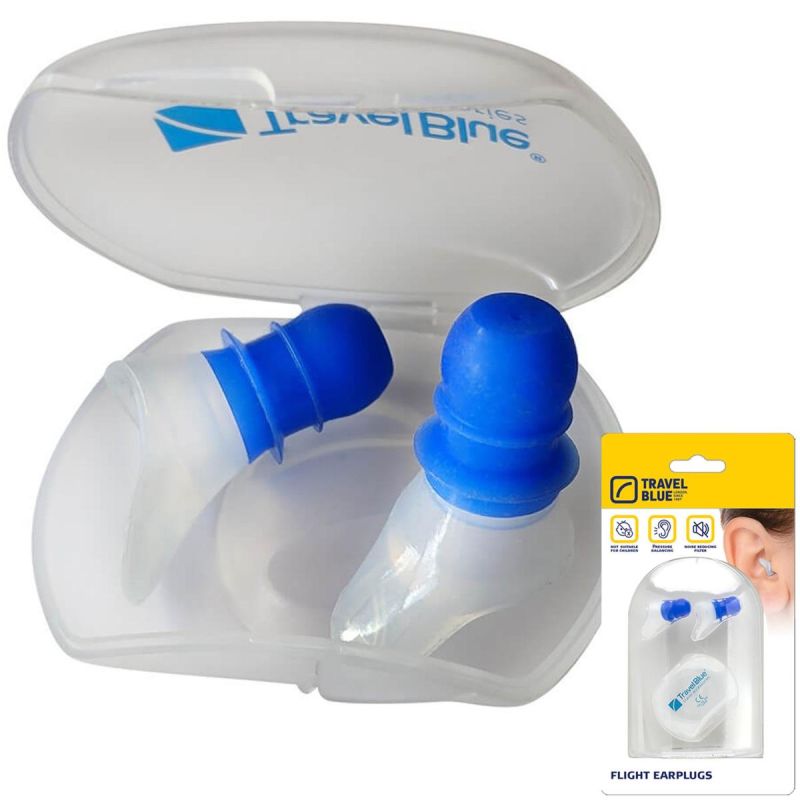 TRAVEL BLUE Airplane Earplugs for Pressure Reduction