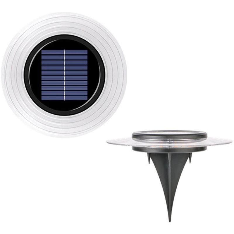 SOLAR DISC LAMP 28 LEDS FOR GROUND OR WALL MOUNTING