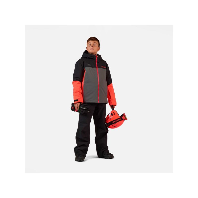 ROSSIGNOL Jr Hero Velika Insulated Jkt Kids Ski Jacket Black