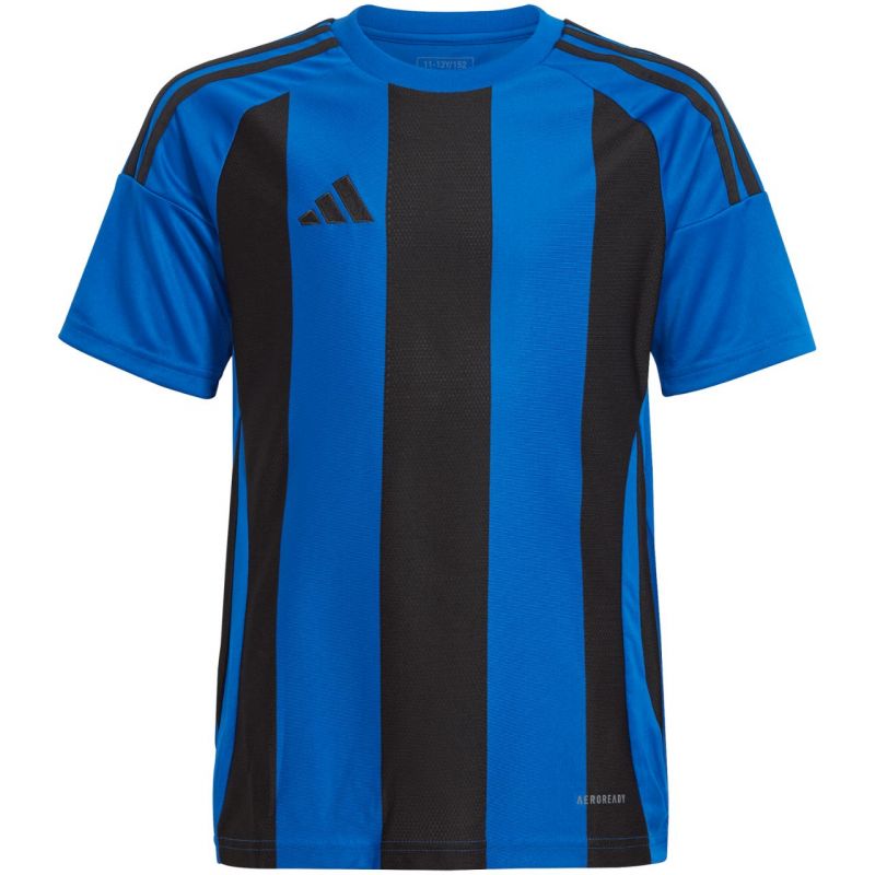 adidas Striped 24 Jersey Kids' Football Shirt Blue-Black IW2136
