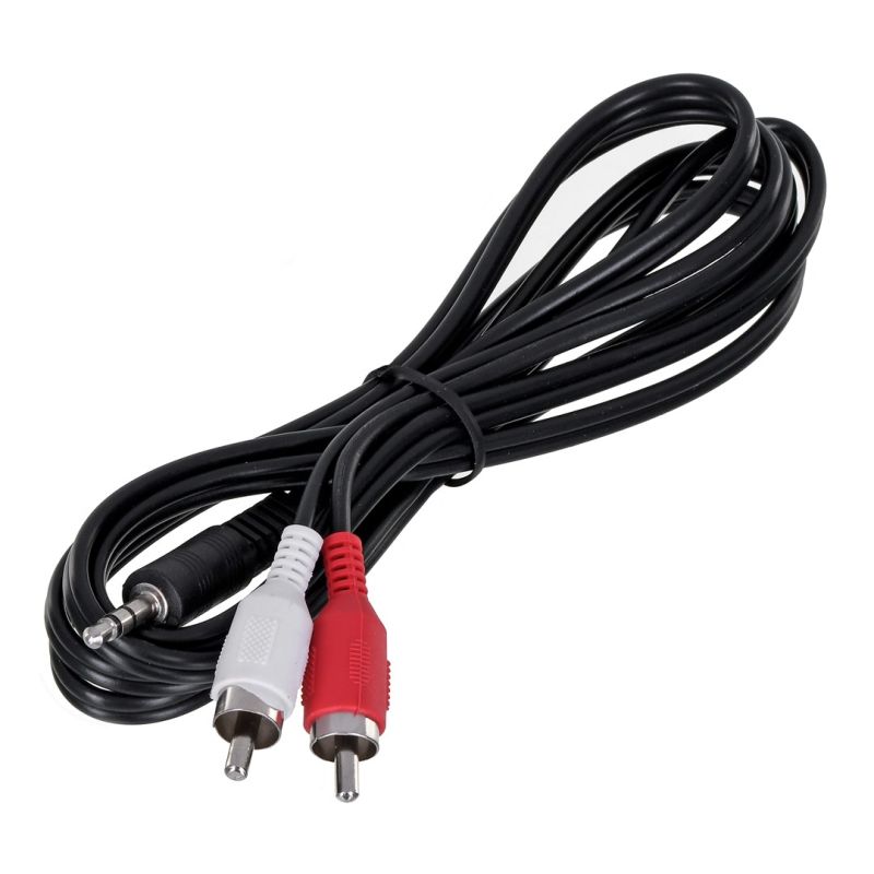 GEMBIRD CCA-458 cable (2x Cinch M - Mini Jack M; 1.5m; black)