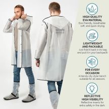 Perletti Impermeabile Trench with Hood