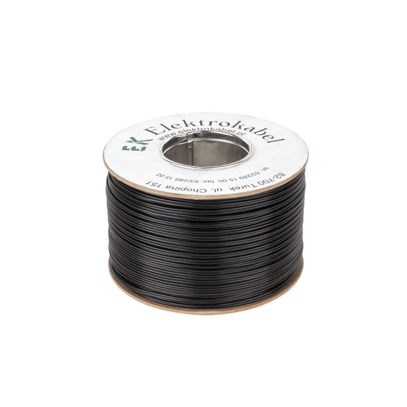 SMYp 2 x 1mm black speaker cable 100m