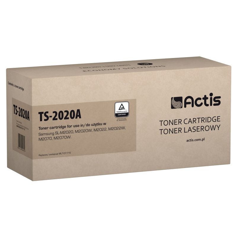 Actis TS-2020A Toner (replaces Samsung MLT-D111S, MLTD111S; Standard; 1000 pages; Black)