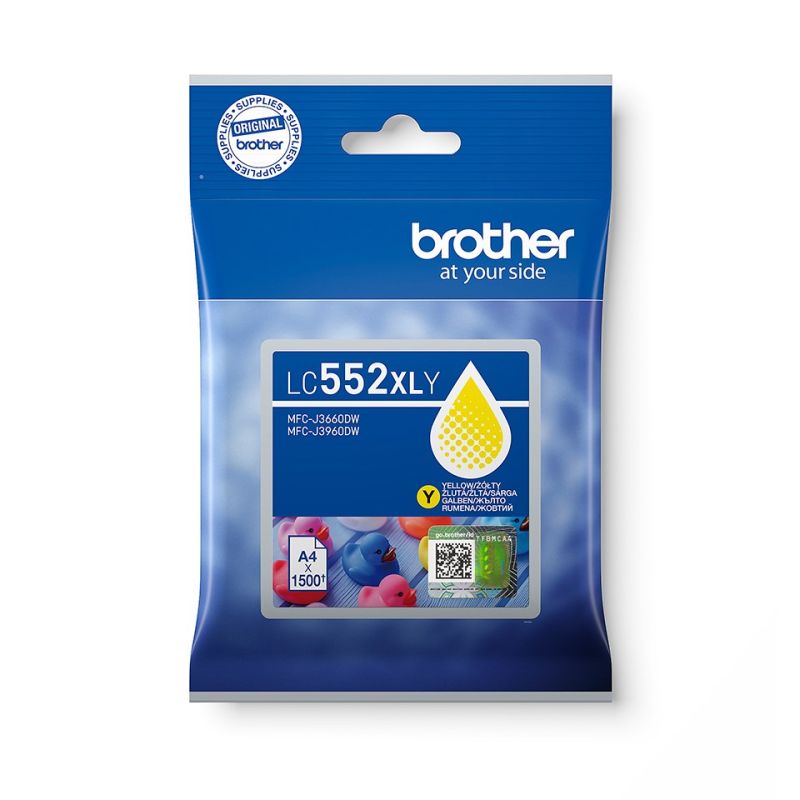 BROTHER Yellow Ink LC552XLY=LC-552XLY
