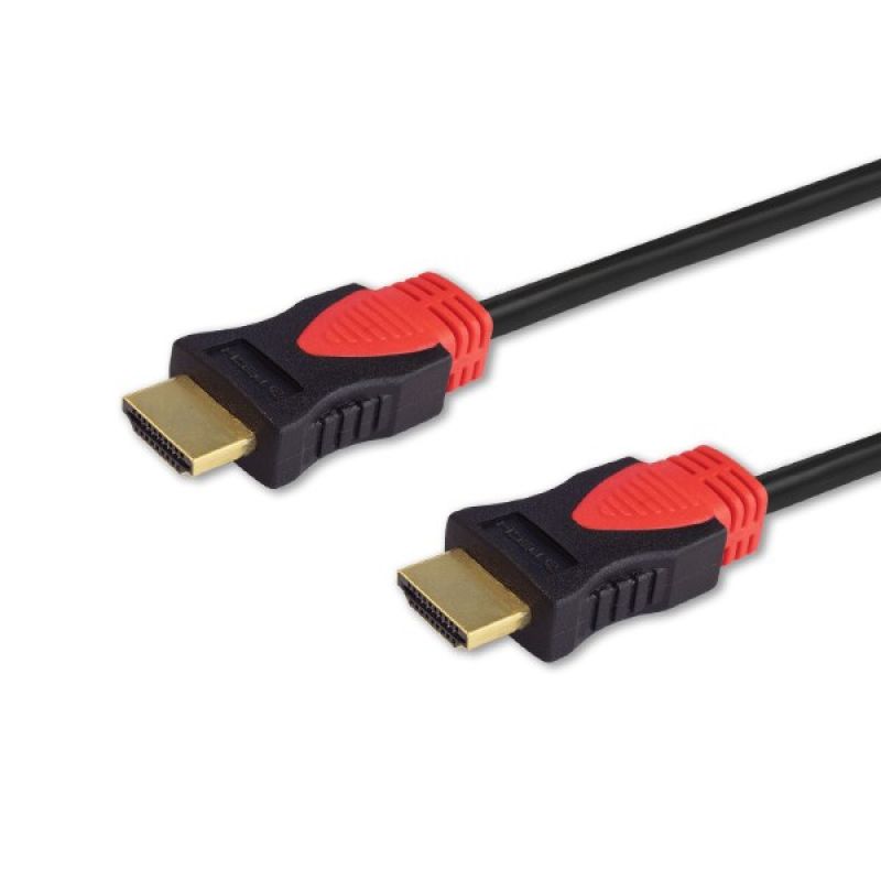 SAVIO CL-113 cable (HDMI M - HDMI M; 5m; black)