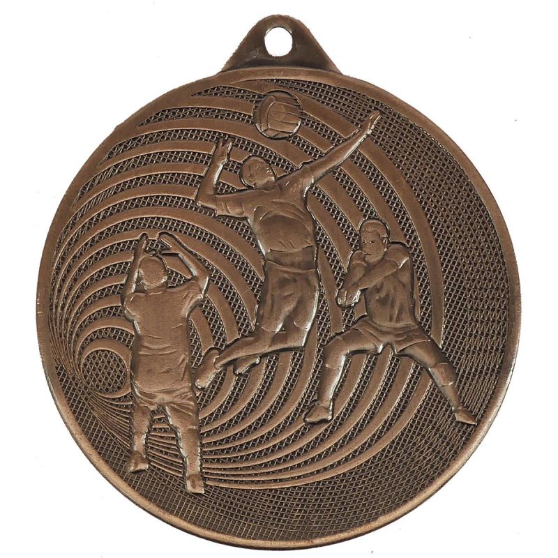 Bronze Medal Volleyball Steel Medal MMC3073/B