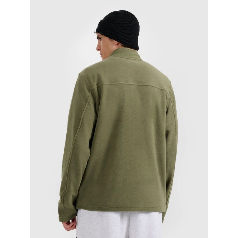 4f Maglione Regular-Fit Fleece with Stand-Up Collar