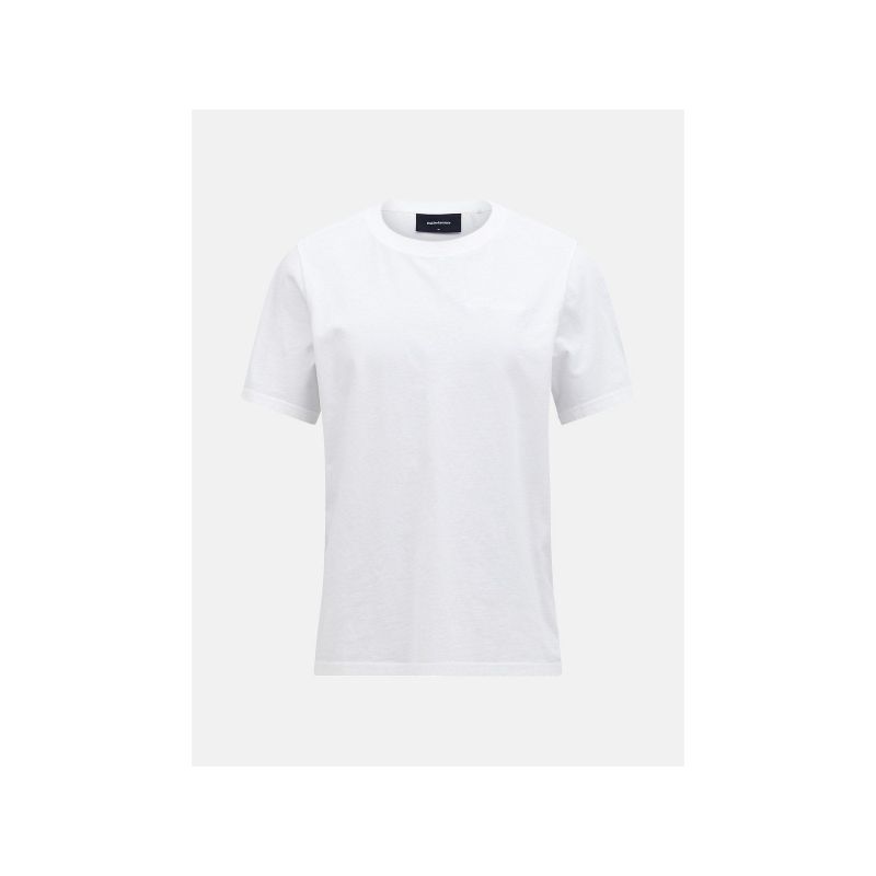 PEAK PERFORMANCE M Original Small Logo Tee white