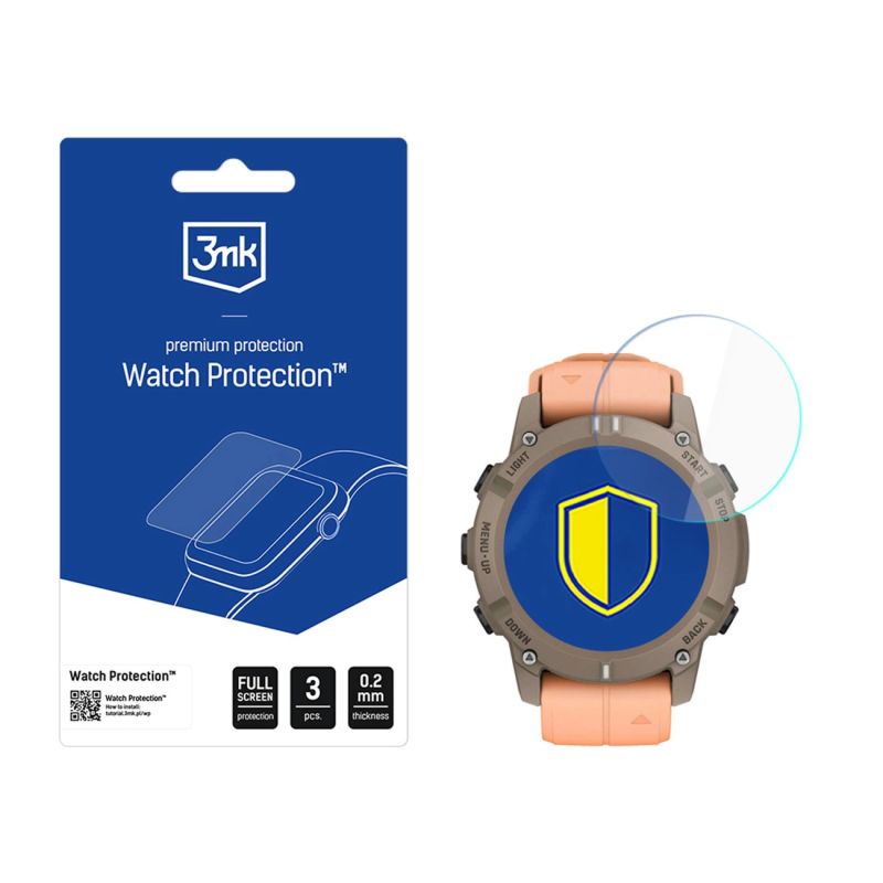 3mk Watch Protection FlexibleGlass Hybrid Glass for Garmin Descent G2