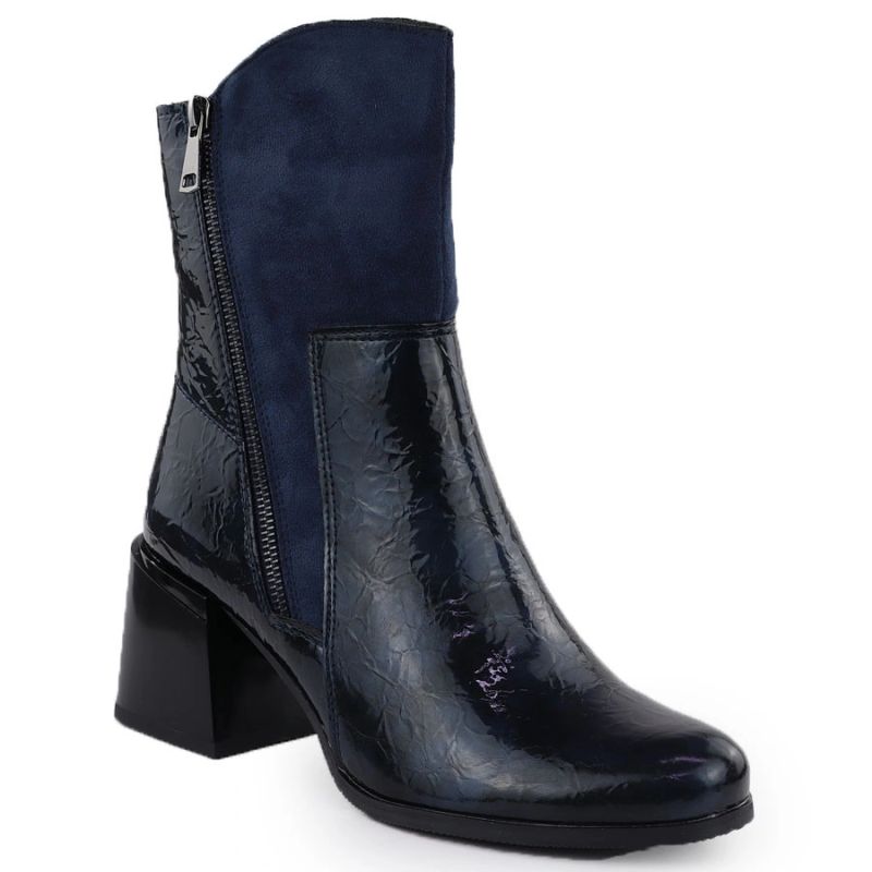 M. Daszyński Stivali Patent Block-Heel Ankle M.Daszyński