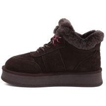 Big Star Stivali leather suede platform ankle Big Star