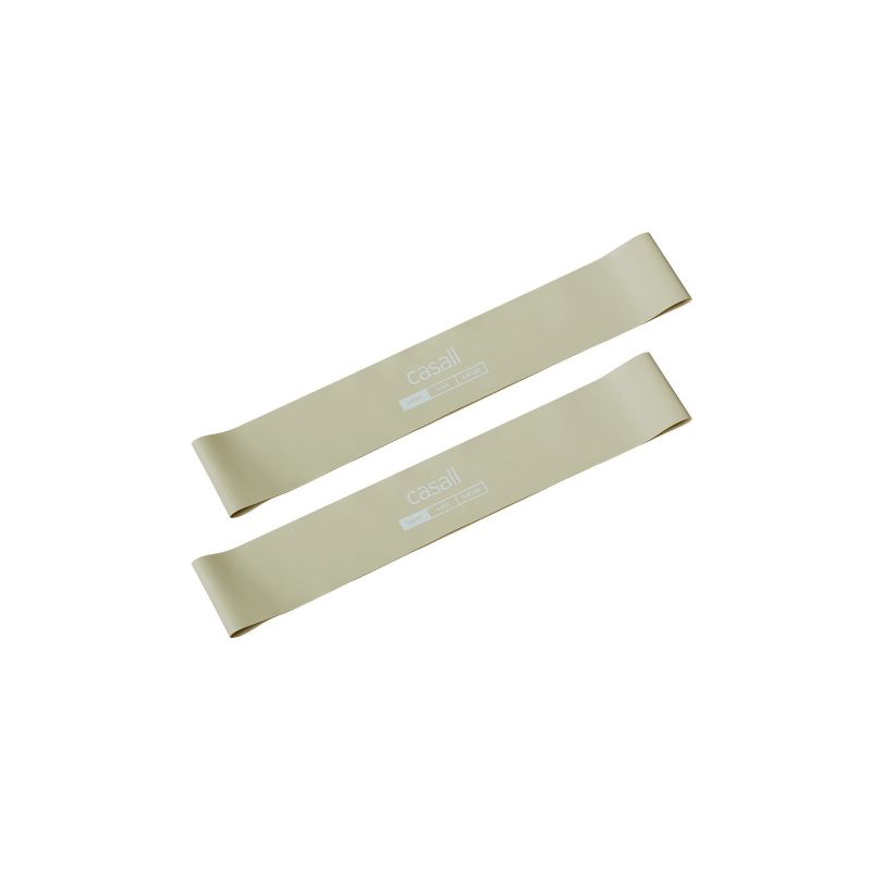 CASALL Rubber band light exercise bands 2pcs light green